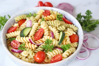 Pasta Salad Bowl Food Styling & Photography | Chatter Marketing, Tulsa Oklahoma