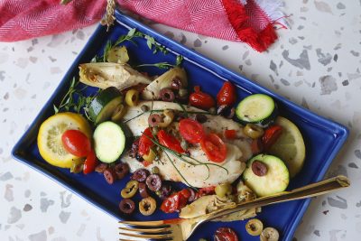 Mediterranean Tilapia, Food Styling & Photography | Chatter Marketing, Tulsa Oklahoma