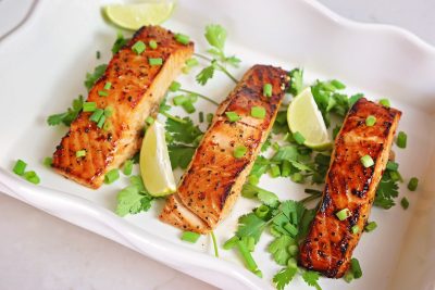 Thai Broiled Salmon, Food Styling & Photography | Chatter Marketing, Tulsa Oklahoma