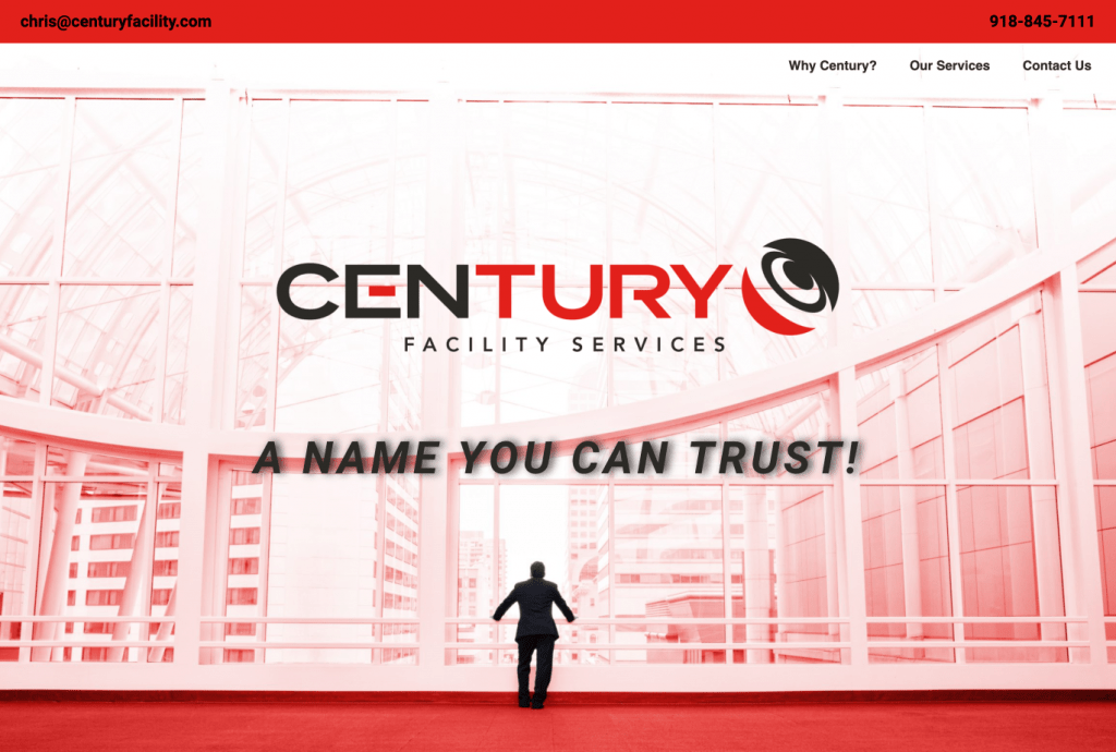 Century Facility - Website Design | Chatter Marketing, Tulsa Oklahoma