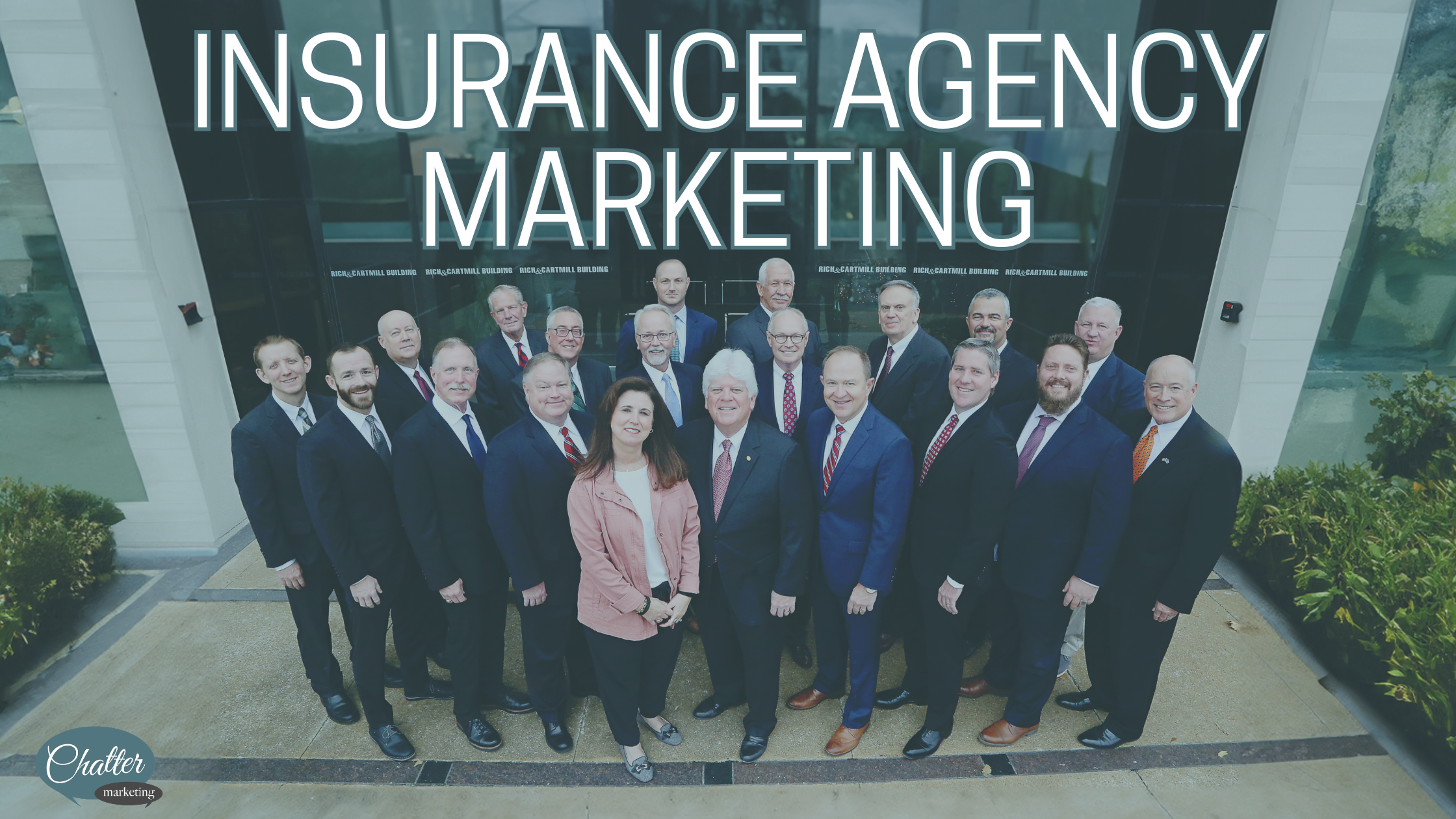 photo of RCINs team with text reading "insurance agency marketing" overlayed.